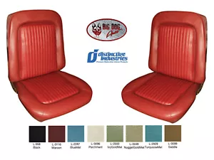 1968 Mustang Front Bucket Seat Covers Upholstery - Any Color By Distinctive Ind. - Picture 1 of 32