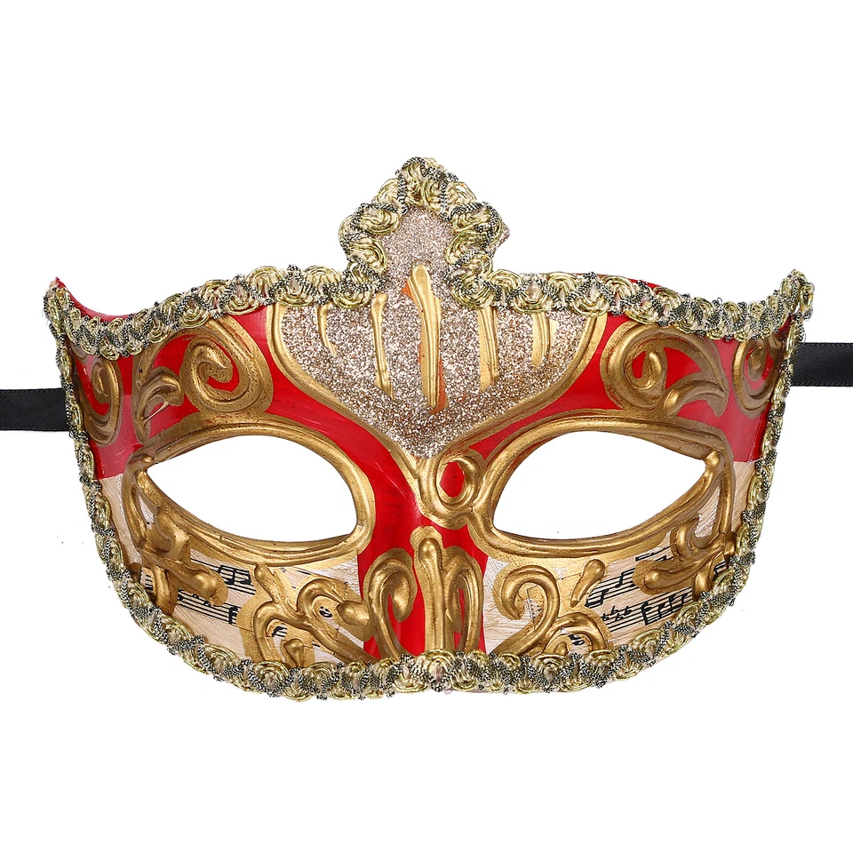 Venetian Masquerade Mask for Men Mardi Gras Ball Party Halloween Costume Mask - Image 1 of 2