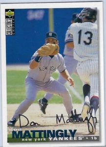 1995 COLLECTOR'S CHOICE #510 DON MATTINGLY GOLD SIGNATURE YANKEES - Picture 1 of 2