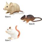 Realistic Mouse Model Mice Toy for Kindergarten Party Supplies Cake Topper