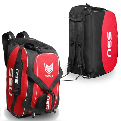 SSU Sports Kit Bag Backpack Gym Weightlifting MMA Boxing Football Holdall Duffle - Image 1 of 4