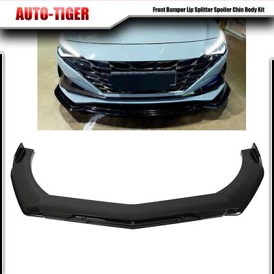 Kit de carrocería de alerón divisor de labios parachoques delantero para Hyundai Elantra 2000-2022 Foto 1 de 4