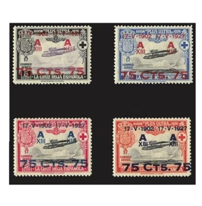 CONSTITUCION ALFONSO XIII. Nº EDIFIL 388/391. AÑO 1927. NUEVOS SIN FIJASELLOS. - Imagen 1 de 1