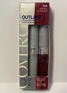 Covergirl Outlast all-day Lipcolor Colorcoat & Topcoat # 559 Plum Berry (1) - Picture 1 of 4