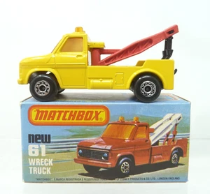 MATCHBOX SUPERFAST No 61 WRECK TRUCK 1 - 75 SERIES BOXED - Picture 1 of 19