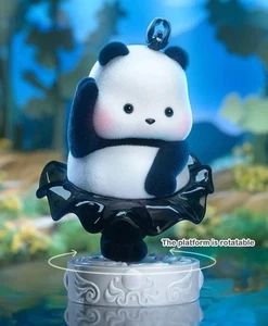 NEW 52Toys Panda Roll Ballet Performance Super Hidden Black Swan Solo Cute Eyes - Picture 1 of 10