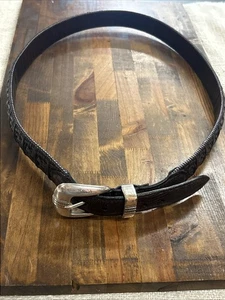 Vintage Westerngürtel Herren Größe 42 Braun Webgürtel 47,5" - Bild 1 von 4