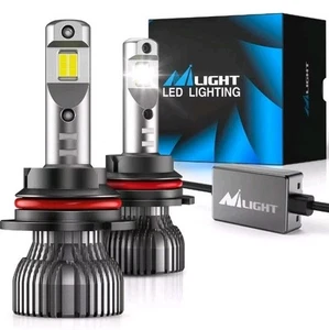 Nilight 9004 LED Headlight Bulbs 9004/HB1 Hi/Lo Beam LED Headlight Bulb 6500k - Picture 1 of 6
