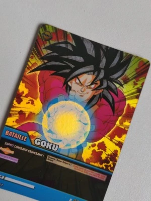Carte dragon Ball Z EX-002 Part Hors-Série Goku FR Holo Prism 2009 Belgium Promo - Photo 1/3
