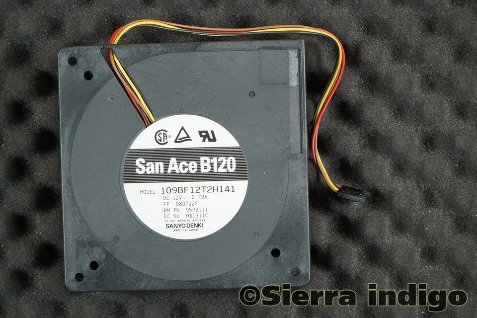 95P2111 IBM Tape Fan San Ace B120 109BF12T2H141 4-Pin 4-Wire - Image 1 of 1