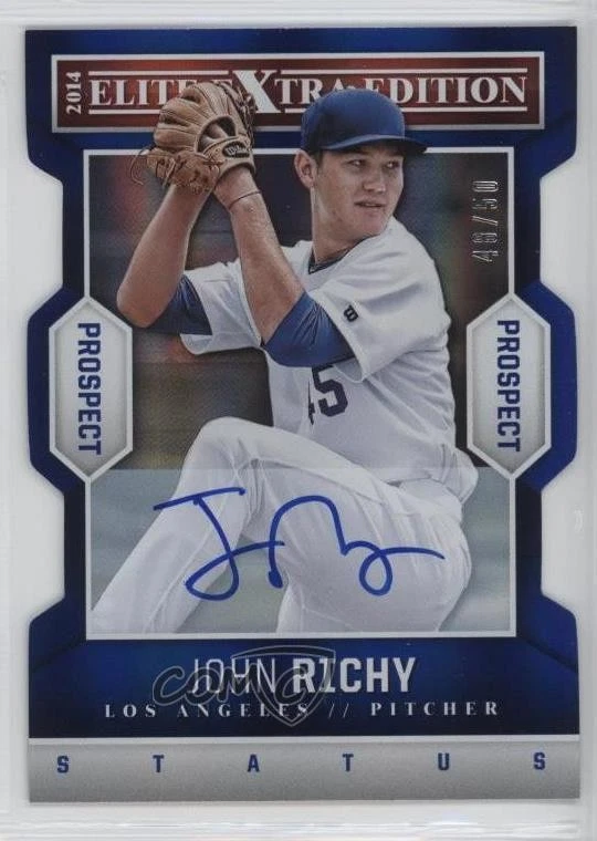 2014 Elite Extra Edition Status Blue Die-Cut Signatures /50 John Richy #45 Auto - Image 1 of 2