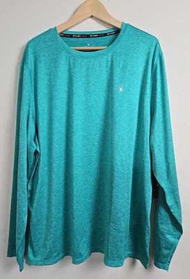 Protector contra erupciones Spyder para hombre XXL verde oscuro mangas largas secado rápido UPF 30+ NUEVO CON ETIQUETAS Foto 1 de 4