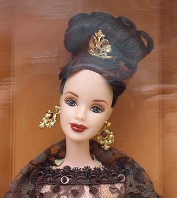 Muñeca Barbie Oscar de la Renta 1998 Edición Limitada Mattel 20376 Morena NRFB Foto 1 de 4