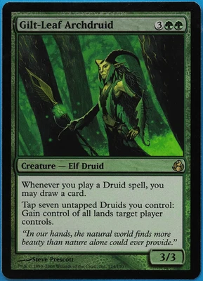 Gilt-Leaf Archdruid FOIL Morningtide PLD Green Rare CARD (498131) ABUGames - Image 1 of 2