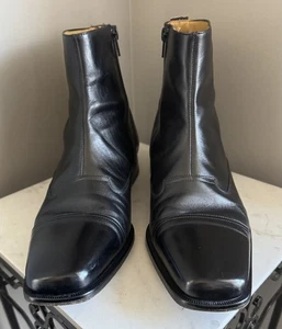 Mezlan Stiefel Herren Chelsea Reißverschluss Elegant Formell Kalbsleder Vero Cuoio Spanien 9M 🔥 - Bild 1 von 12