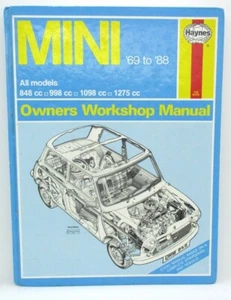 Haynes Mini dal 1969 al 1988 tutti i modelli proprietario manuale officina usato 831 - Foto 1 di 8