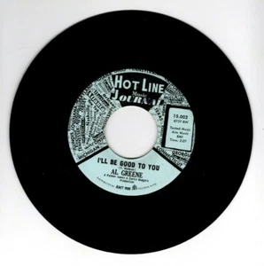 NORTHERN SOUL 45 RPM - AL GREENE ON HOT LINE   RECORDS - Picture 1 of 1
