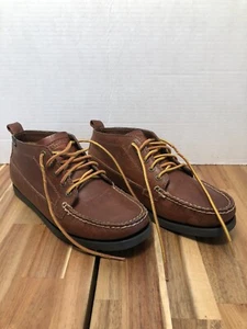 Eastland Seneca Camp Moc Women's 7.5 Leather Chukka Ankle Bomber Brown Boots - Picture 1 of 14