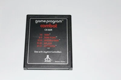 COMBAT (Atari 2600 VCS) 1977 VIDEO GAME Cleaned Tested 5200 7800 - Image 1 of 2