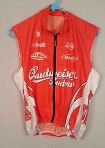 Budweiser Budvar Radweste ärmellos Trikot Herren Gr. S Small Cinelli Bier - Bild 1 von 9