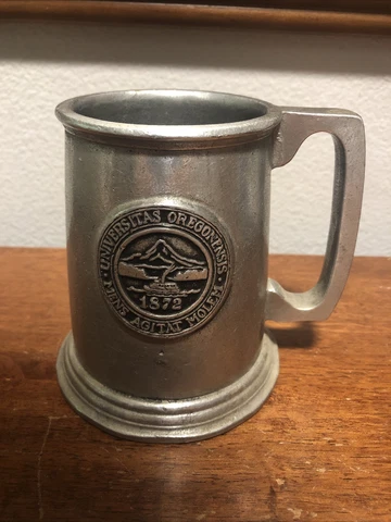 Vintage UO Oregon Ducks Pewter Wilton Columbia Mug Stein Only 1 on Ebay NCAA Cover
