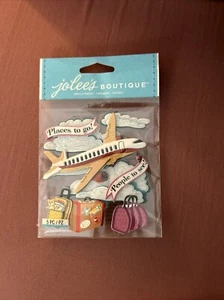 Jolee's AIRPLANE Dimensional Embellishments 5 Pieces NIP - Picture 1 of 1