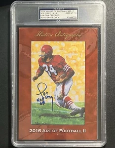 2016 Historic Autographs Joe Perry SP /19 Case Hit PSA/DNA 10 Art of Football - Picture 1 of 2