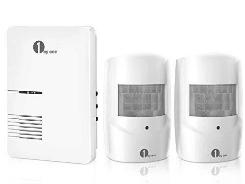 1byone Driveway Alarm, Home Security Alert System with 36 Melodies, 1 Plug-in... - Image 1 of 4