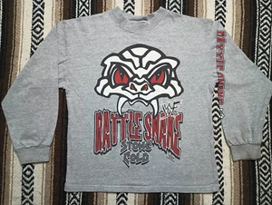 Stone Cold Steve Austin vtg T Shirt 1998 WWF Wrestling Rattlesnake LS Youth L - Picture 1 of 8
