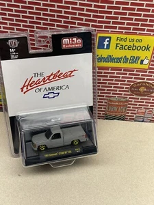 Chevrolet C1500 SS 454 1991 1/64 M2 camioneta pickup plateada Mijo exclusiva persecución - Imagen 1 de 7