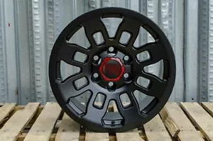 17" Single Rim Replacement Satin Black 17x9 -12 6x139.7 FITS Toyota Tacoma - Picture 1 of 3