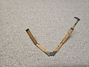 Vintage 12" Stanley Boxwood & Brass Folding Rule Ruler No 32 with Caliper