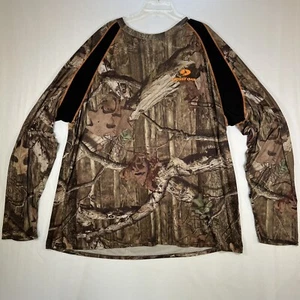 Mossy Oak Break Up Infinity Camouflage Camo Long Sleeve Hunting Shirt Mens 3XL - Picture 1 of 7