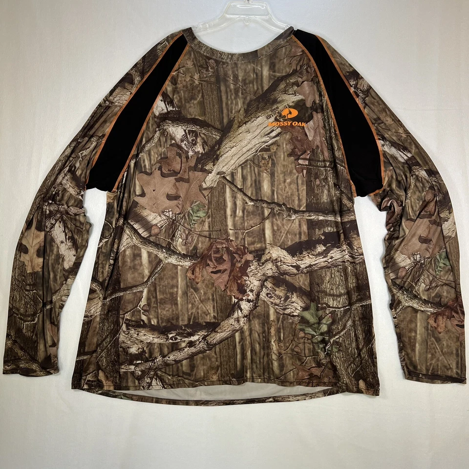 Mossy Oak Break Up Infinity Camouflage Camo Long Sleeve Hunting Shirt Mens 3XL - Image 1 of 4