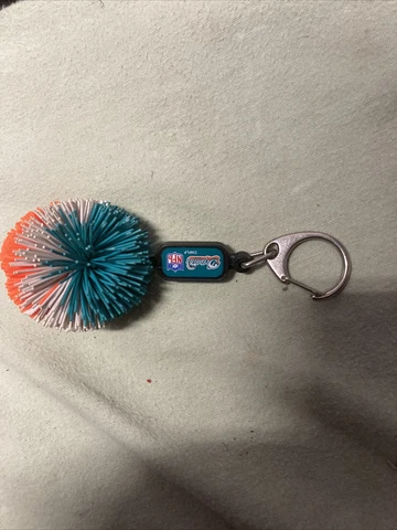 Vintage 1990s Koosh NFL Miami Dolphins Koosh Ball Key Chain Cover