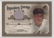 2005 SP Legendary Cuts Legendary Lineage Materials Brooks Robinson #LE-BR HOF