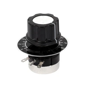RV24YN 20S B103 10K Ohm drehbar Taper Carbon Potentiometer Pots mit Dial, Knopf - Bild 1 von 3