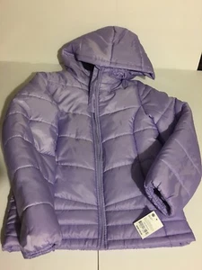 Chaqueta tampón con capucha para niñas OshKosh b'gosh precio de venta sugerido por el fabricante $70.00 Talla 10 - Imagen 1 de 8