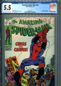 The Amazing Spider-Man #68 (Marvel 1969) CGC Certified 5.5 - Picture 1 of 3