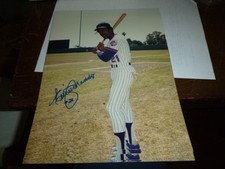 Elliott Maddox New York Mets #21 Autographed 8x10" Photo in Color