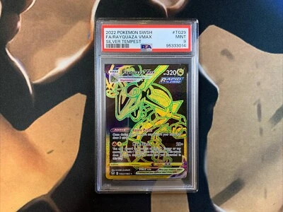 Rayquaza VMAX PSA 9 Silver Tempest TG29 Pokémon Card Mint - Image 1 of 2