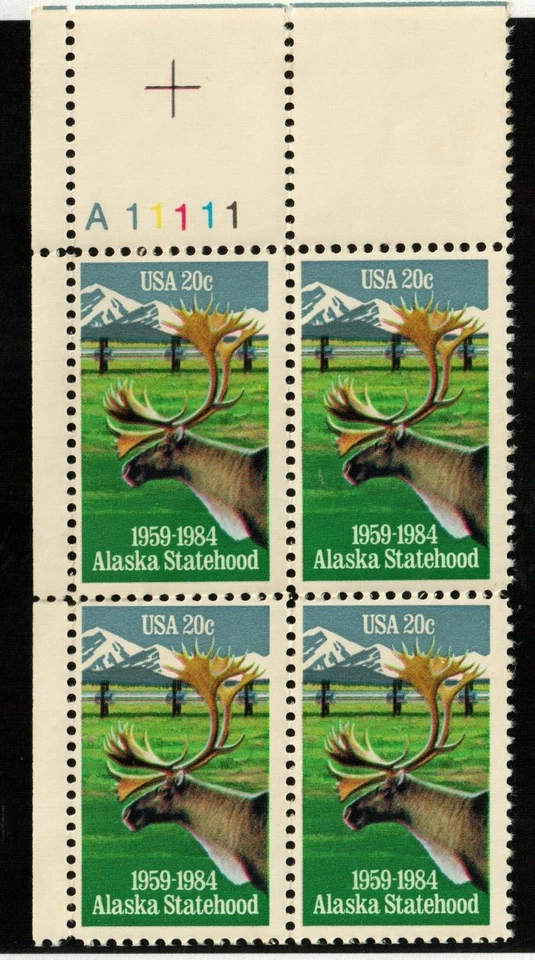 Scott 2066 20¢ Alaska Statehood MNH Free Shipping - Image 1 of 1