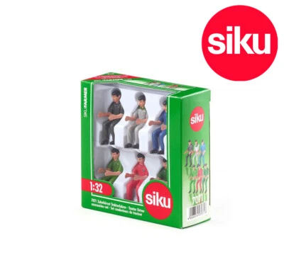 SIKU No. 7071 1:32 Scale SIKU DRIVER SET - 6 Tractor Drivers for 1:32 Tractors - Image 1 of 2