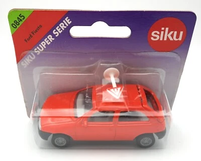 SIKU 0845 Ford Fiesta red. 1:55. metal. blister card. Germany - Image 1 of 2