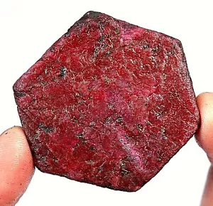 Color Enhanced 457.20 Ct Natural Red Mozambique Ruby Certified Facet Rough - Picture 1 of 6