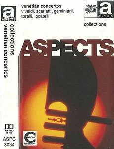 VENETIAN CONCERTOS VIVALDI SCARLATTI TORELLI CASSETTE ALBUM ASPECTS BAROQUE  - Picture 1 of 7