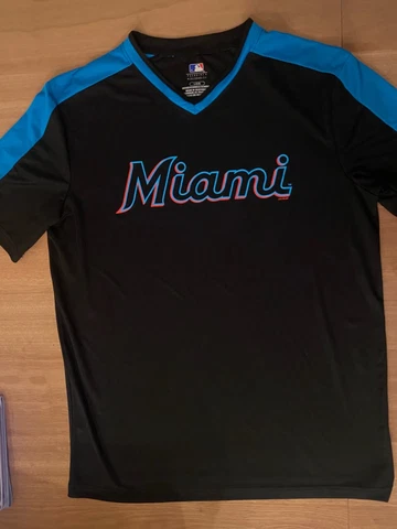 Miami Marlins Mens MLB Jersey Shirt EUC Size Large Cover