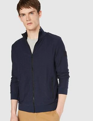 Novo casaco jeans Hugo Boss masculino designer azul quente agasalho esportivo £129 - Imagem 1 de 4