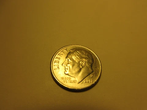 2012 D DIME ERROR Cover