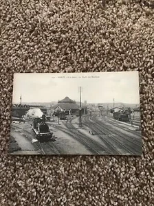 France City Nancy Train Depot Postcard Vintage Card View Carte Postale Wwi Era - Picture 1 of 4